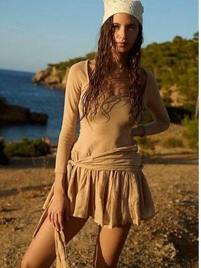 Free People Lexi drop waste mini dress